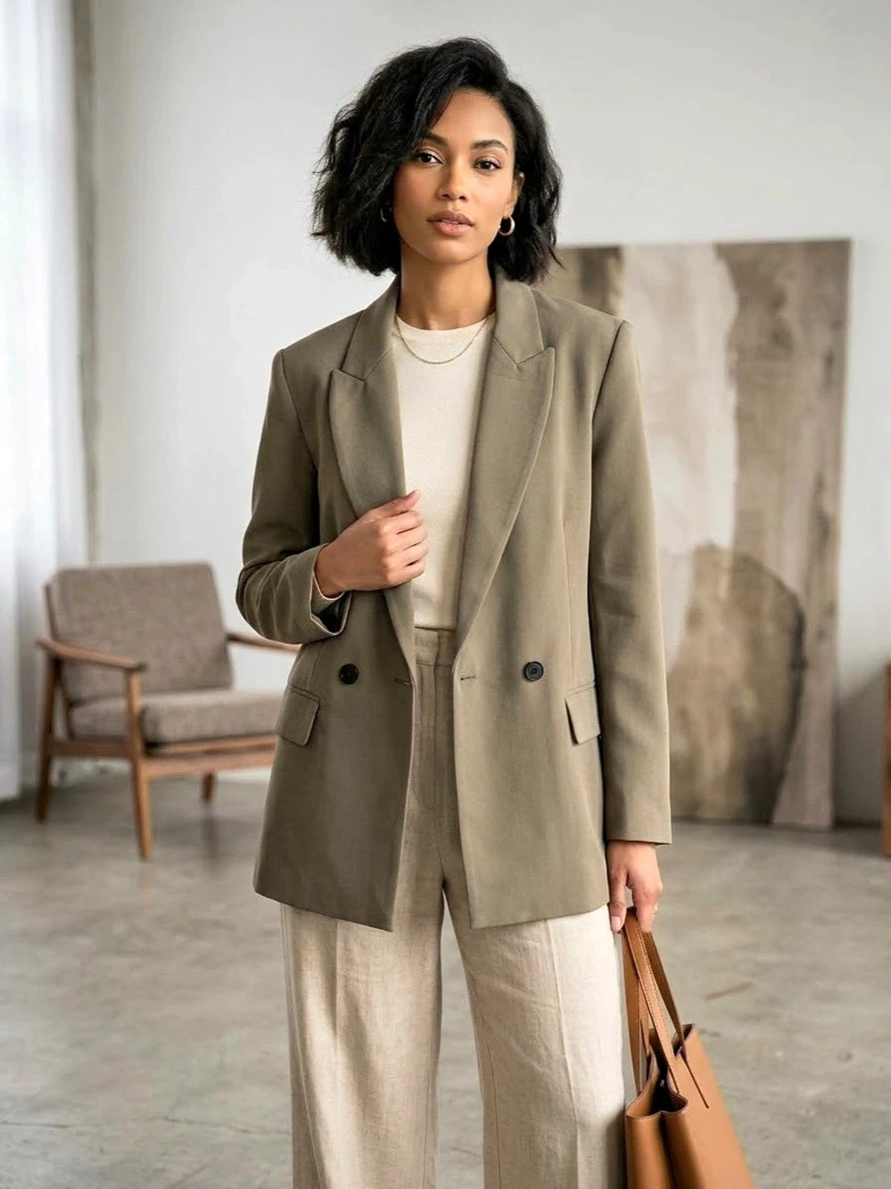 NWT Double Breasted Blazer